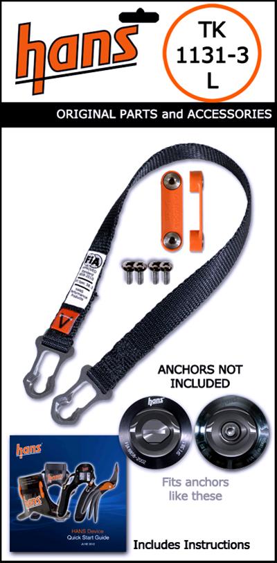 HANS Performance Head and Neck Restraint Parts & Accessories TK 1131.3 L