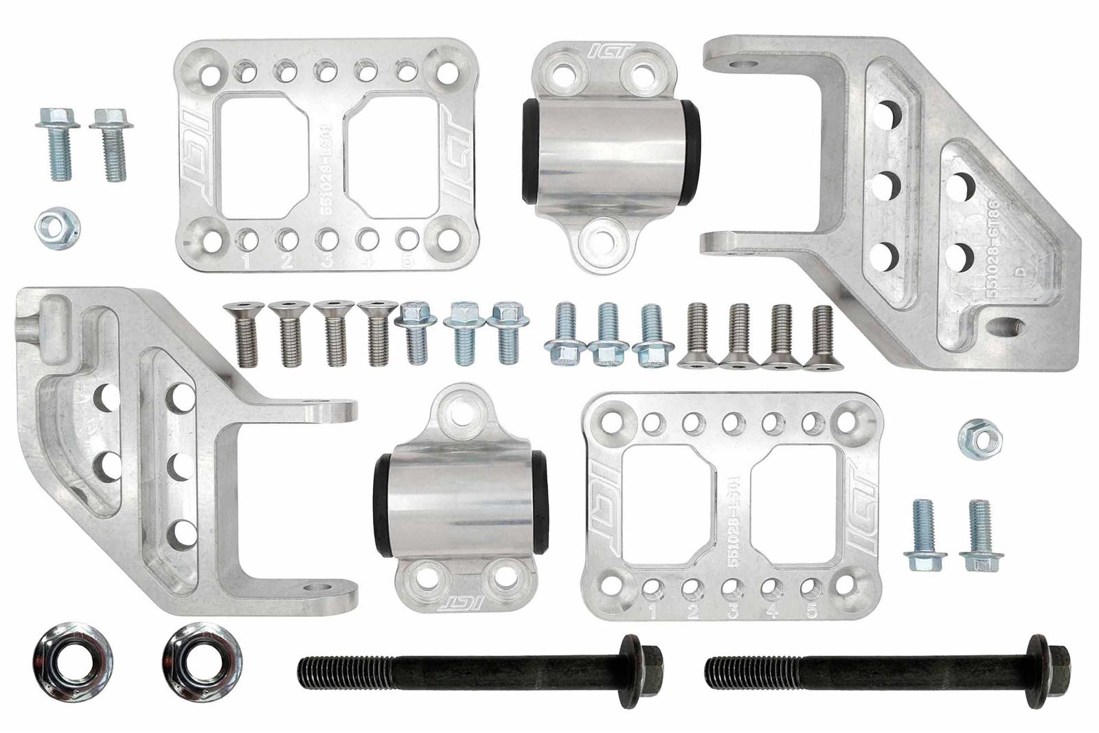 ICT Billet Motor Mounts and Inserts 551028-GT86