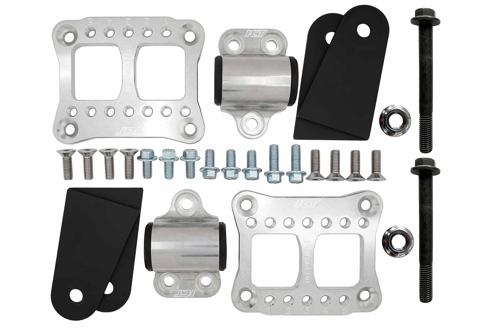 ICT Billet Motor Mount Adapters 551028-LT01