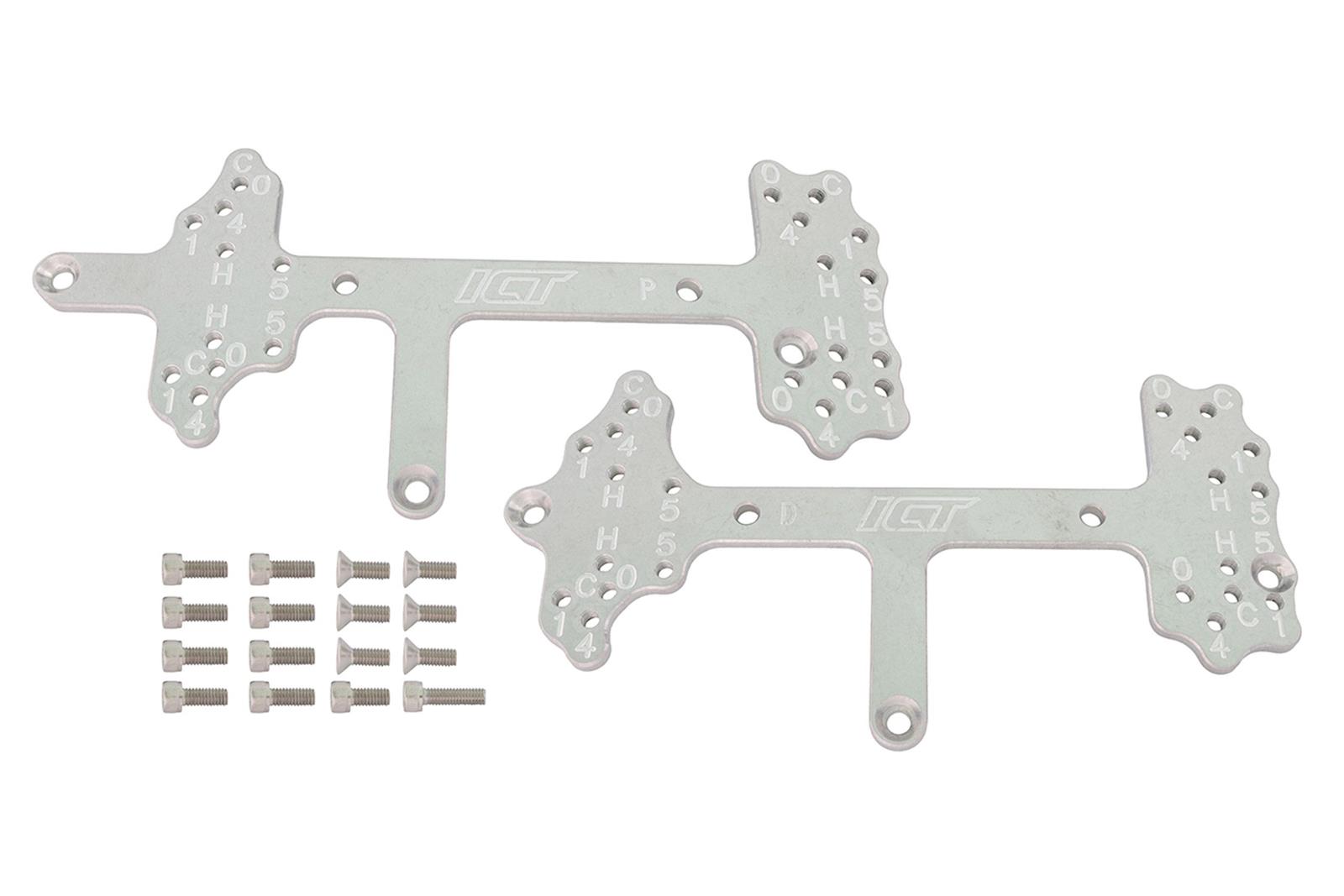 ICT Billet Remote Ignition Coil Mounting Base Plates 551115-01