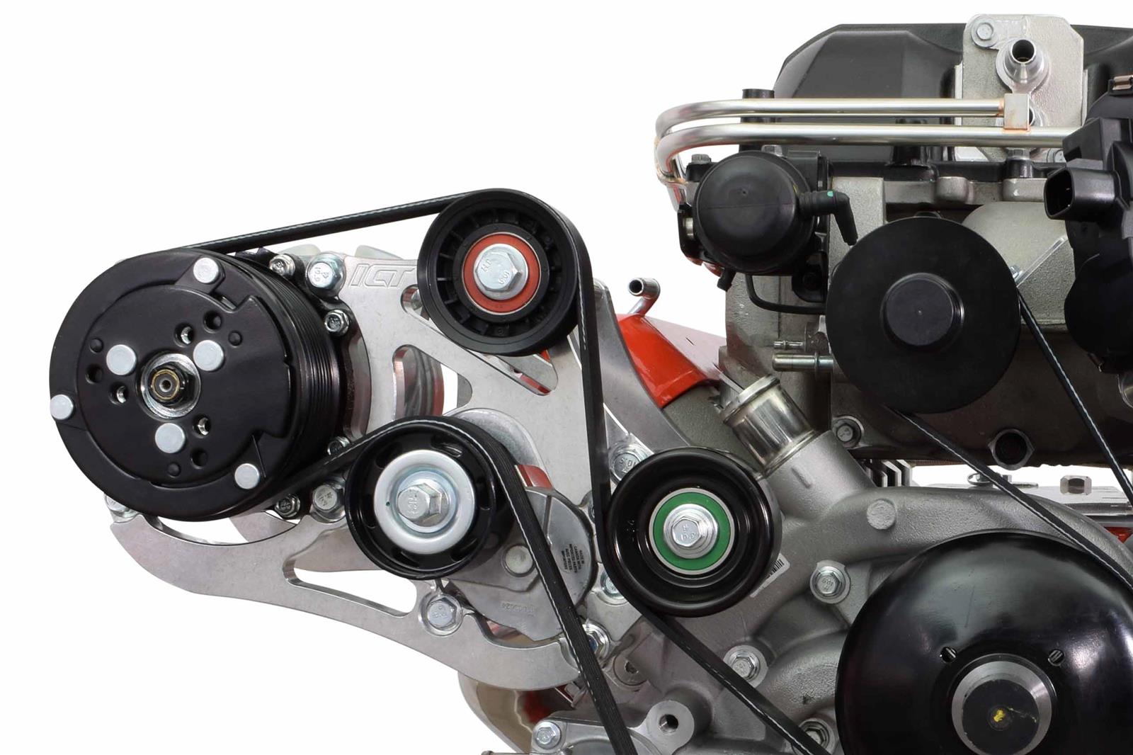 ICT Billet Air Conditioning Compressor Brackets 551135-3-508