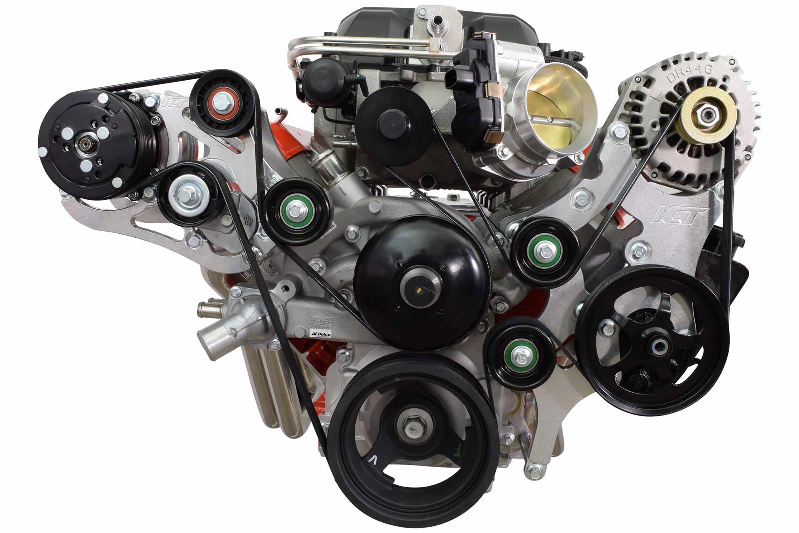 ICT Billet Air Conditioning Compressor Brackets 551135-3-508