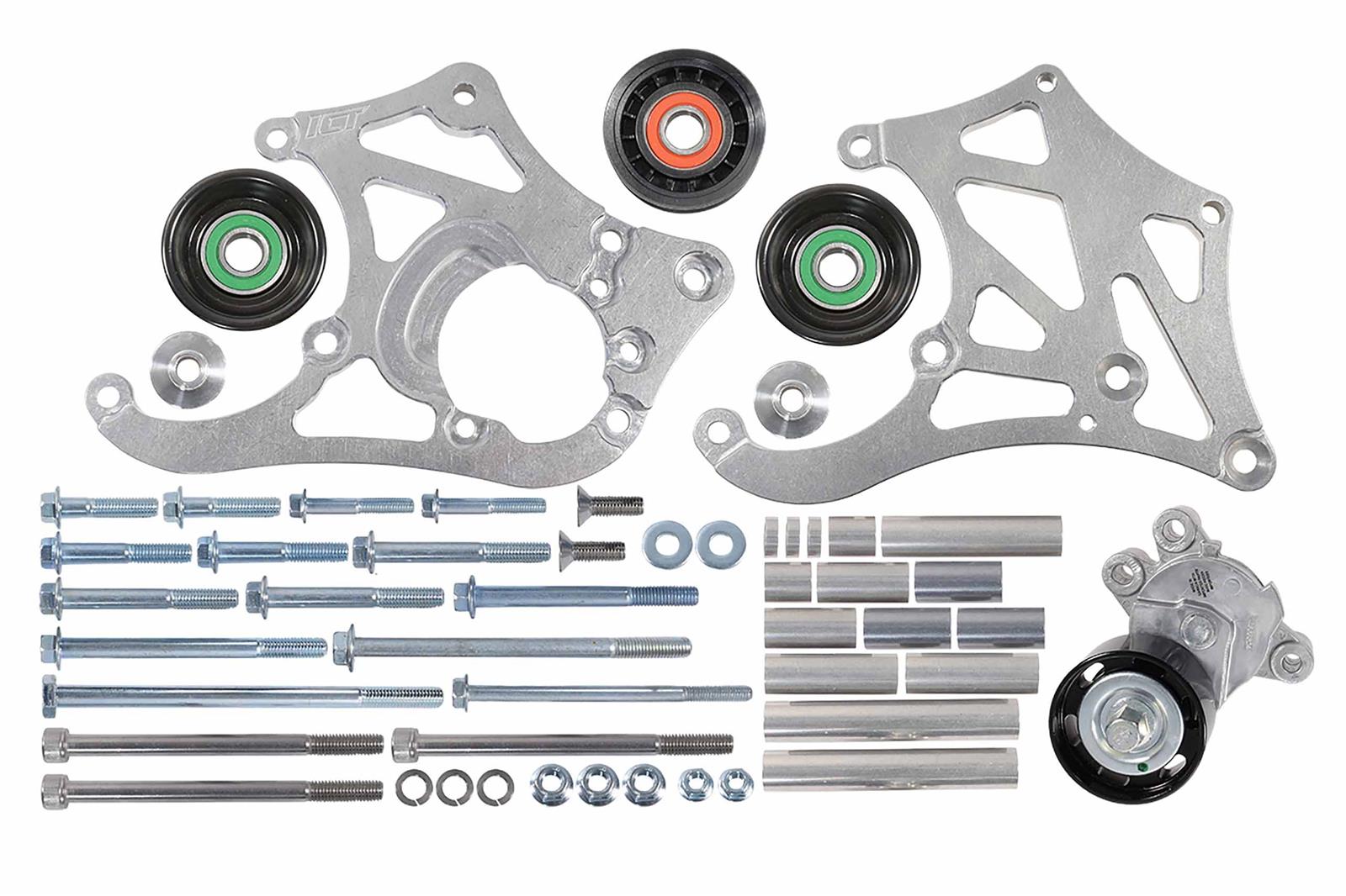 ICT Billet Air Conditioning Compressor Brackets 551135-3-R4