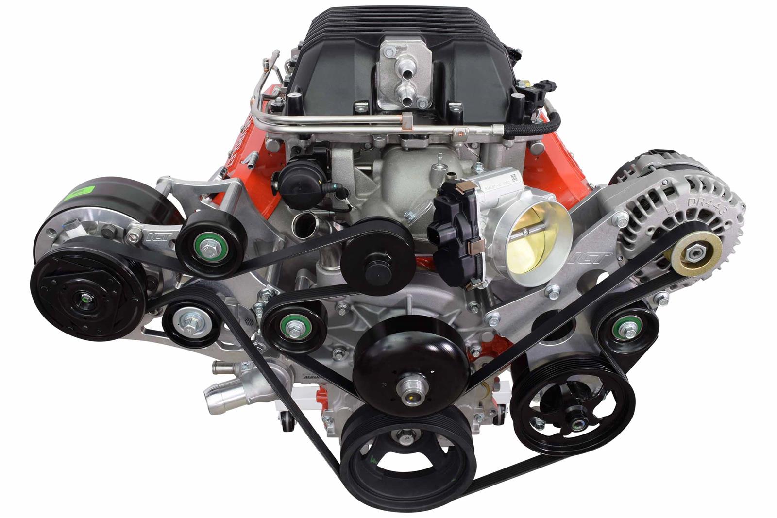 ICT Billet Air Conditioning Compressor Brackets 551135-3-R4