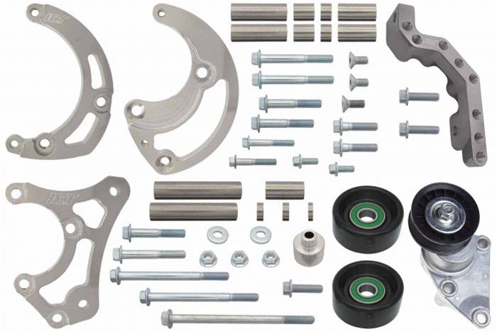 ICT Billet Air Conditioning Compressor Brackets 551137-LS71-3