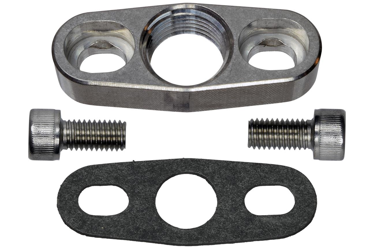 ICT Billet Turbocharger Oil Pan Adapter Flanges 551163