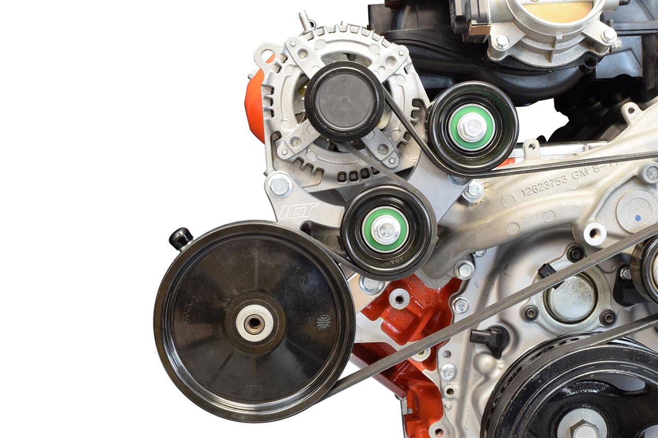 ICT Billet Alternator/Power Steering Bracket Kits 551368-LV3