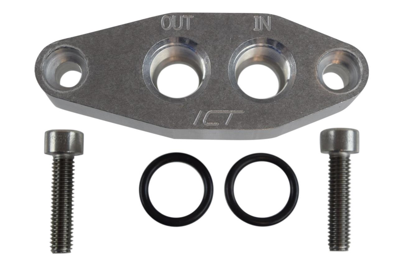 ICT Billet Oil Cooler Adapter Plates 551372