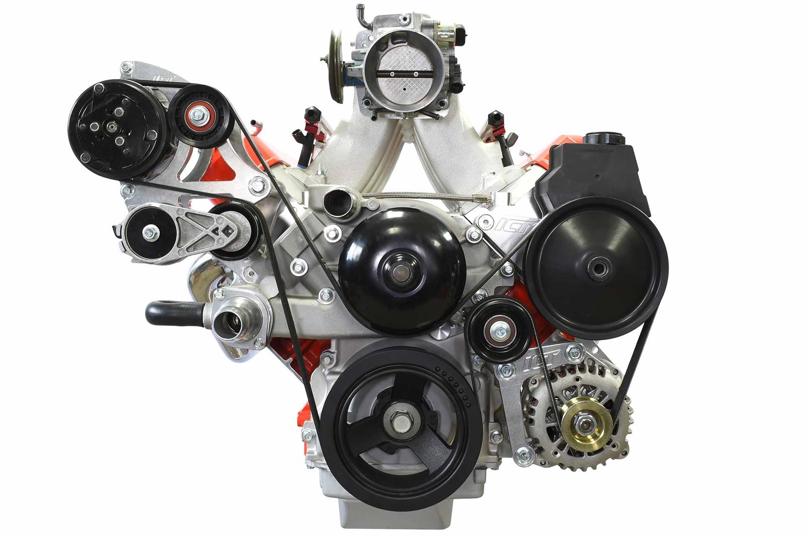 ICT Billet Air Conditioning Compressor Brackets 551472LS0-2