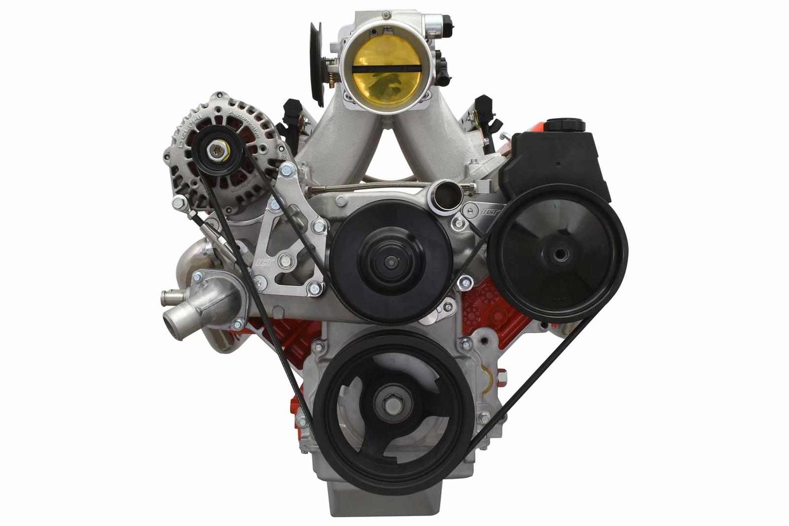 ICT Billet Alternator/Power Steering Bracket Kits 551498LS0-3