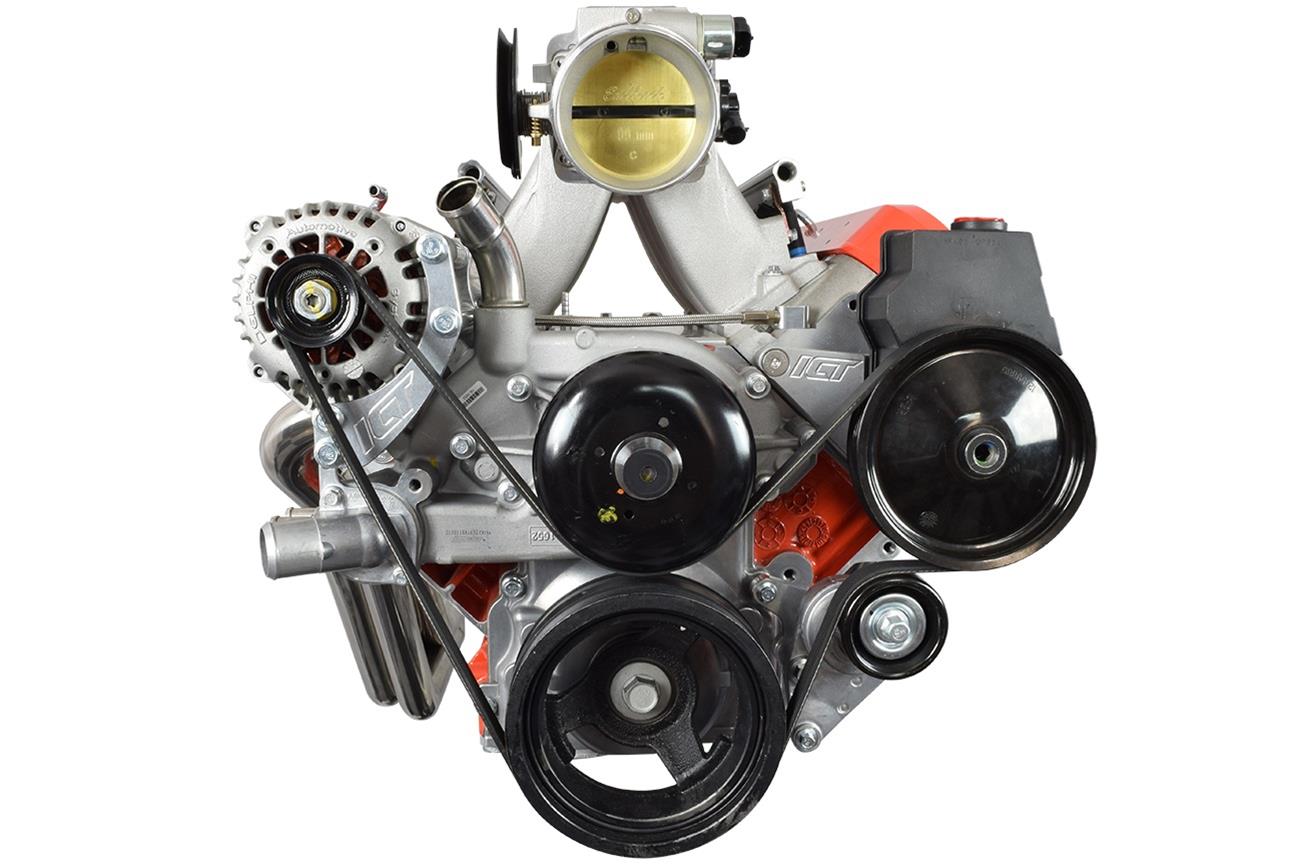 ICT Billet Belt Tensioner Relocation Bracket Kits 551527X-3