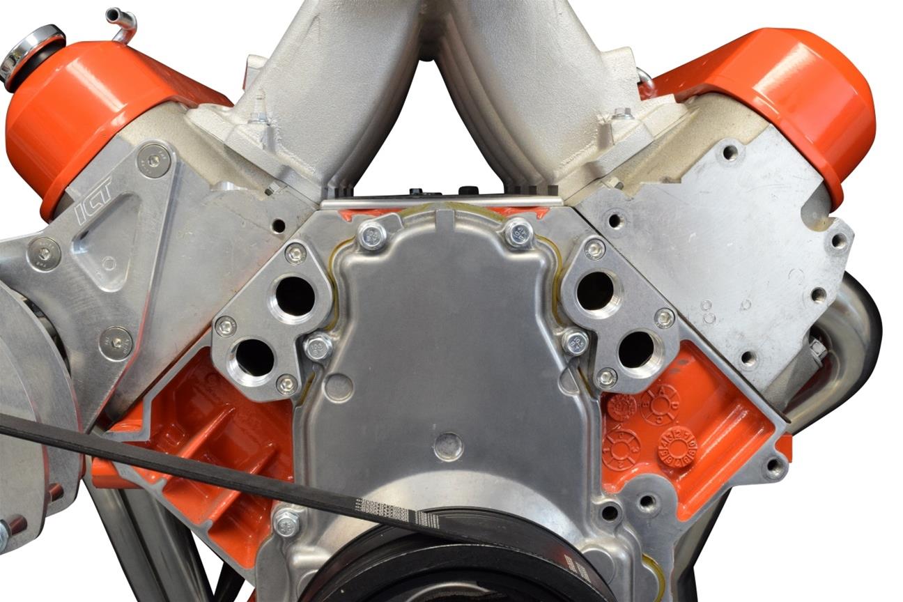 ICT Billet Remote Mount Water Pump Adapters 551564