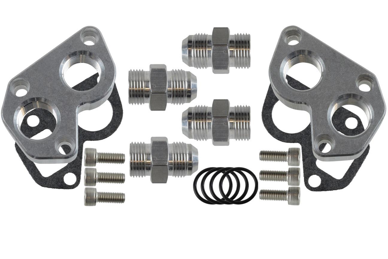 ICT Billet Remote Mount Water Pump Adapters 551564
