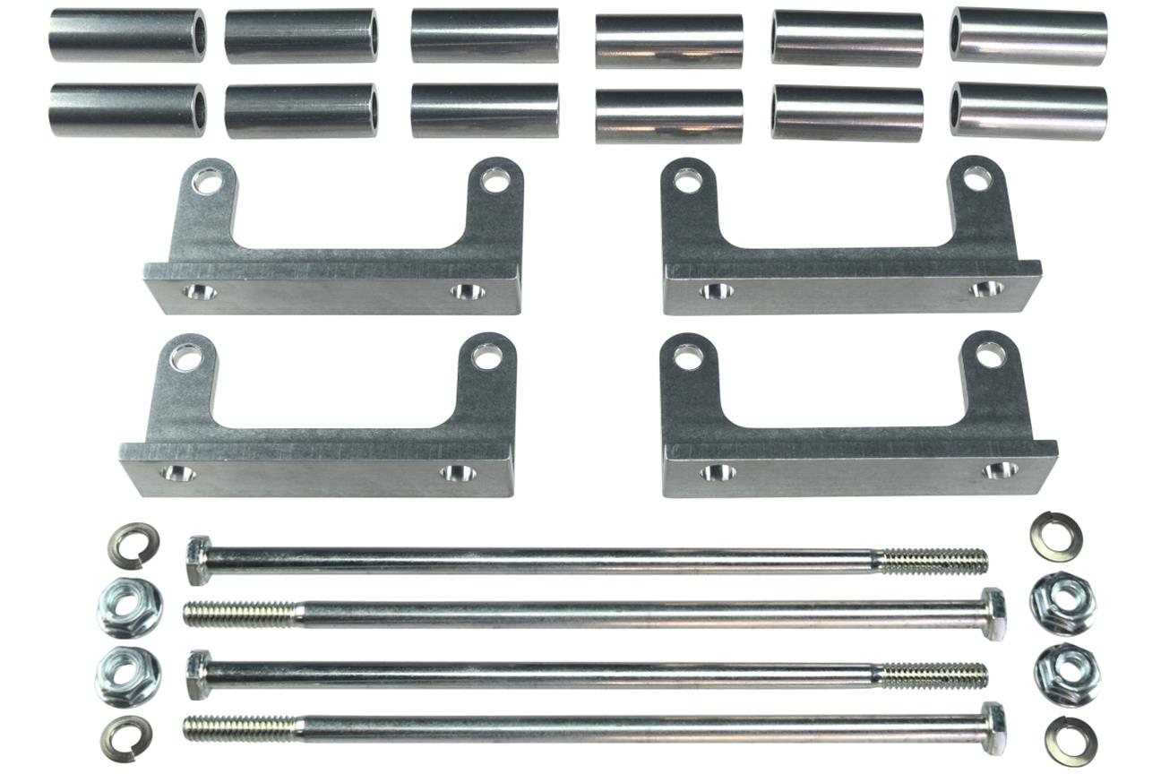 ICT Billet Remote Mount Ignition Coil Relocation Brackets 551579