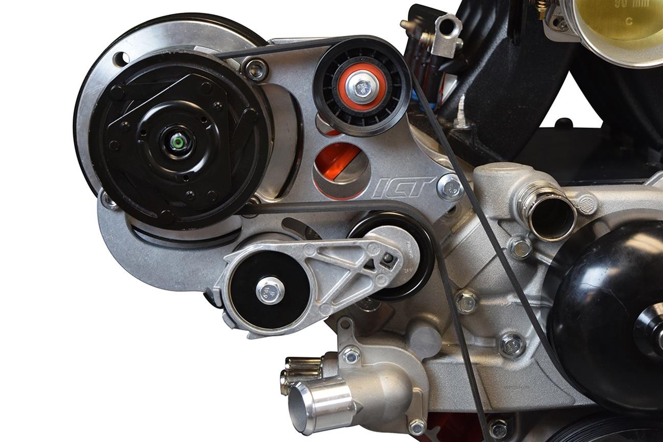 ICT Billet Air Conditioning Compressor Brackets 551585X-1