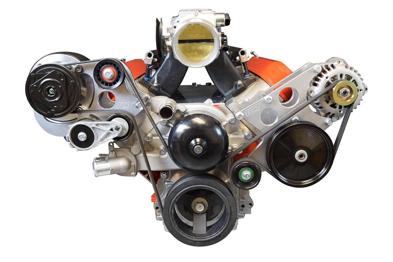 ICT Billet Air Conditioning Compressor Brackets 551585X-2