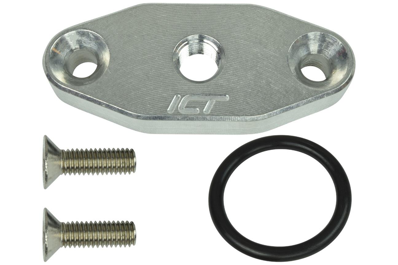 ICT Billet Turbocharger Oil Pan Adapter Flanges 551608