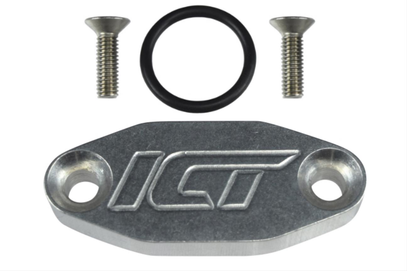 ICT Billet Oil Cooler Port Delete Plates 551621