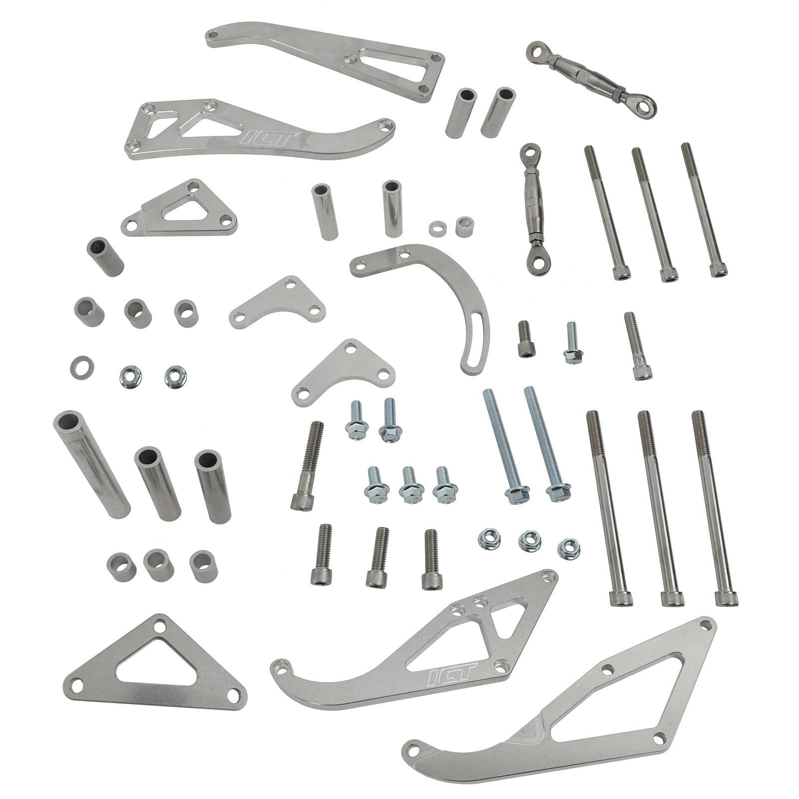 ICT Billet Alternator/Power Steering Bracket Kits 551745