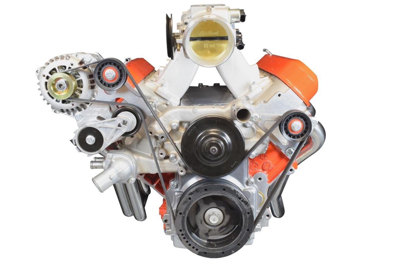 ICT Billet Idler Pulley Relocation Brackets 551776-1