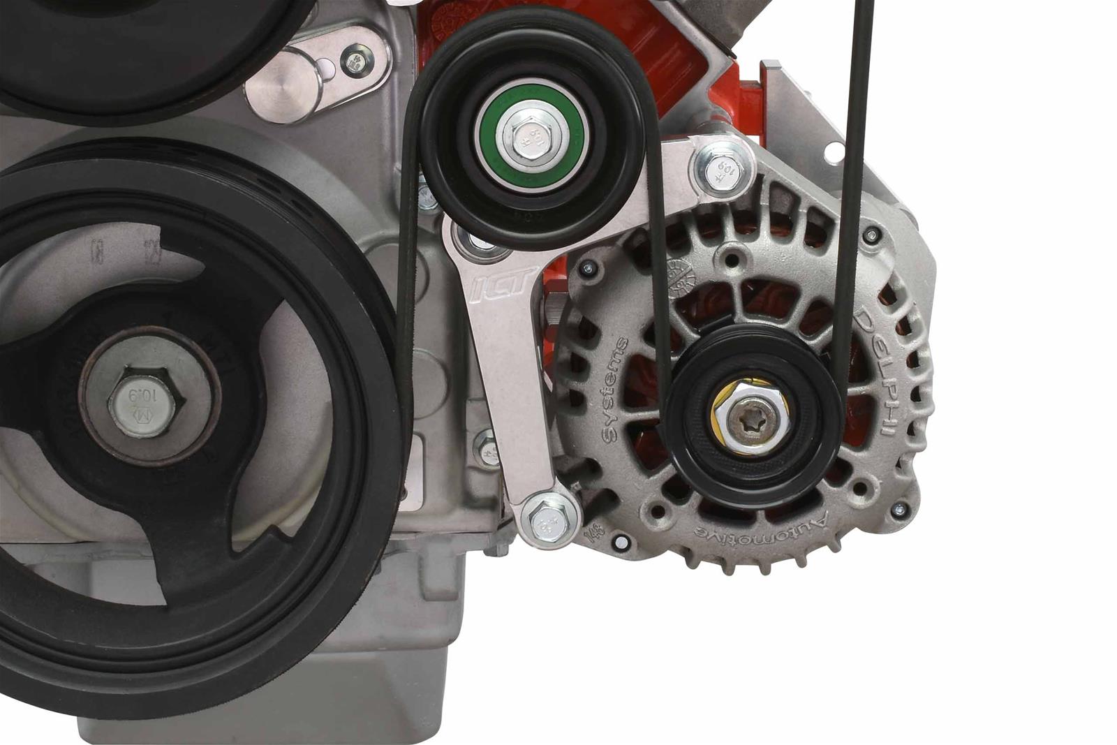 ICT Billet Alternator/Power Steering Bracket Kits 551778LS0-3