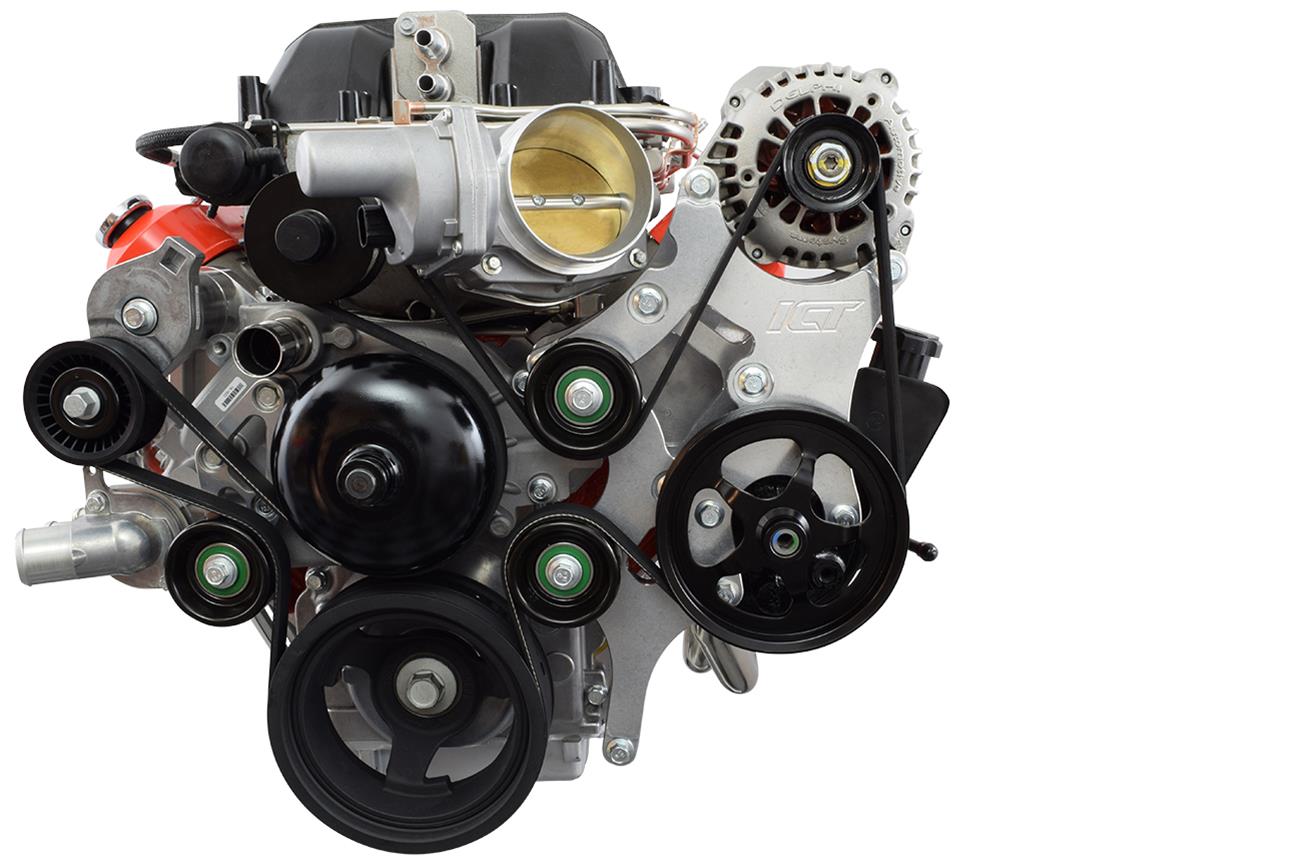 ICT Billet Alternator/Power Steering Bracket Kits 551787A-3