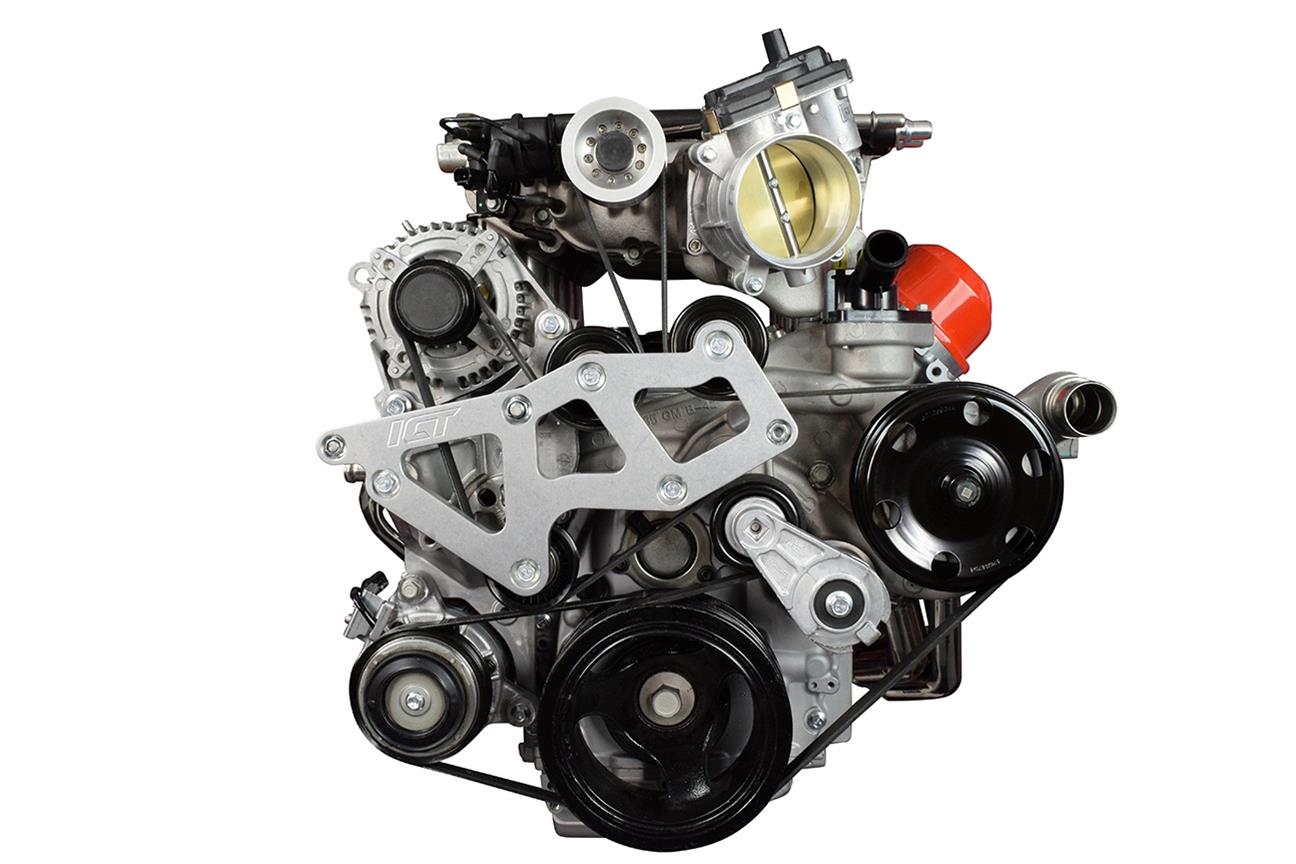 ICT Billet Idler Pulley Relocation Brackets 551790