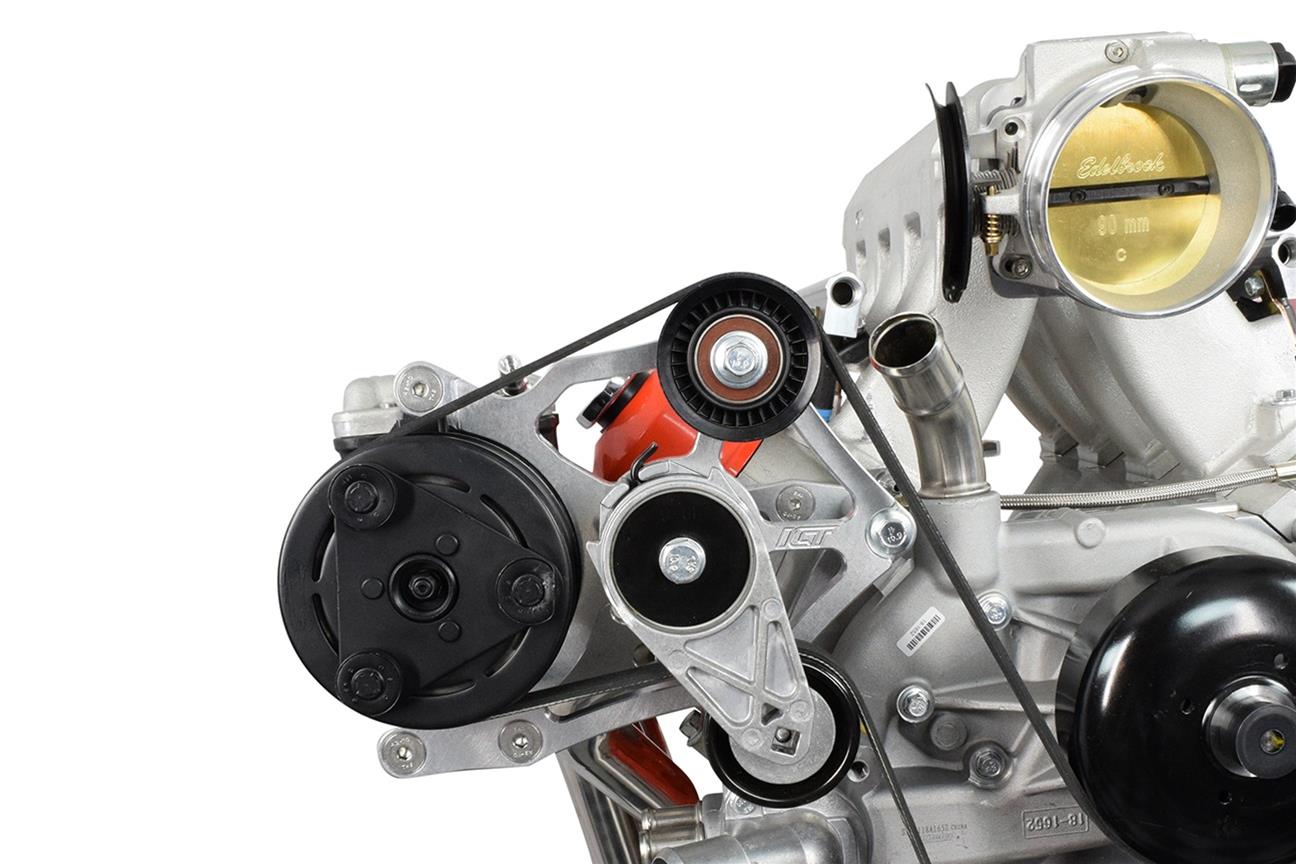 ICT Billet Air Conditioning Compressor Brackets 551792-3