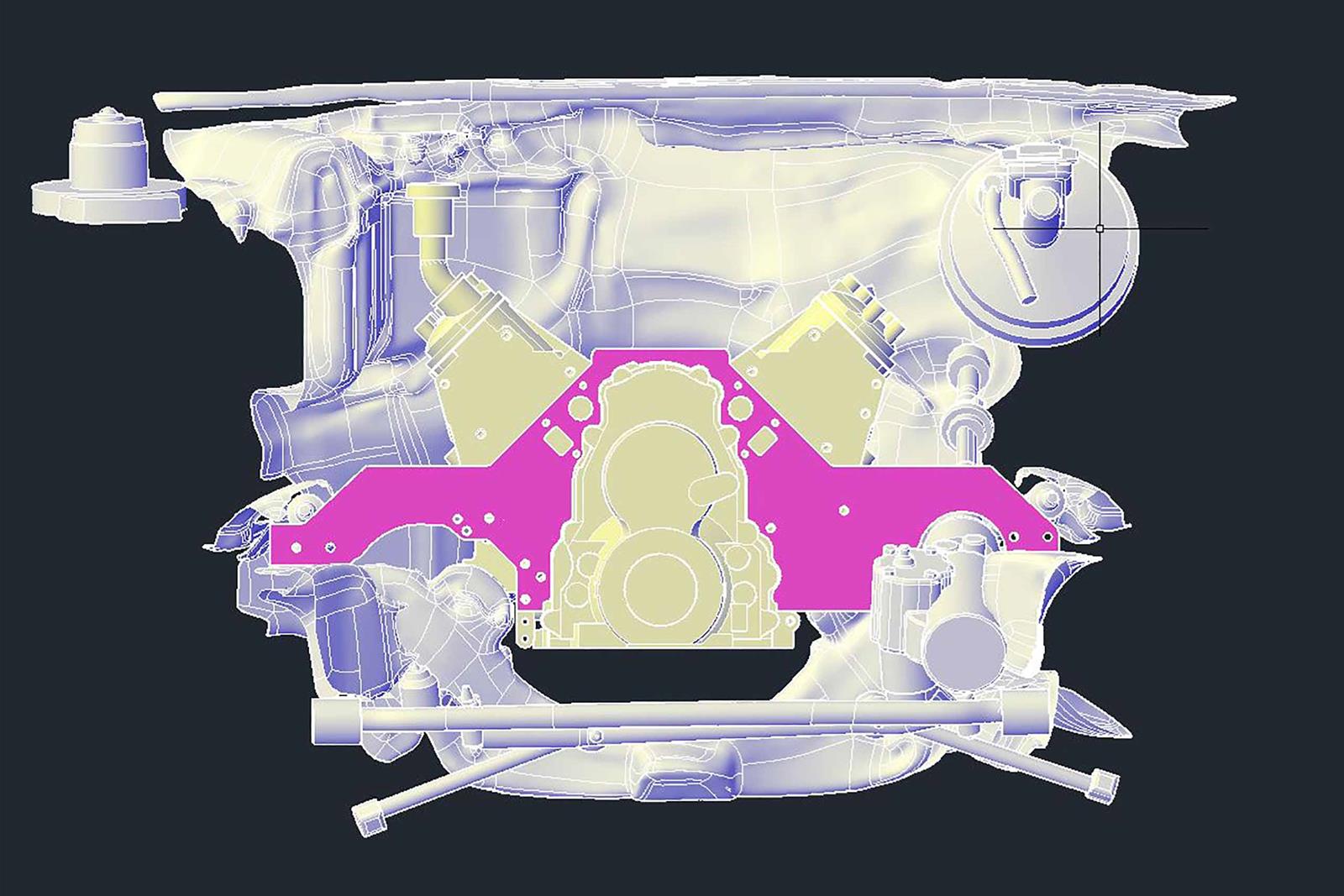ICT Billet Front Motor Plates 551816-GBDY