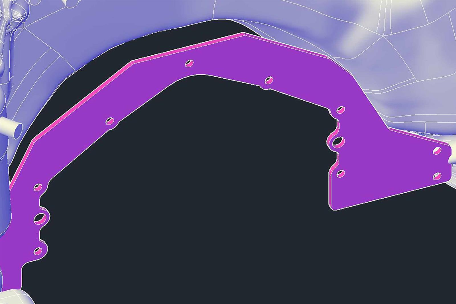 ICT Billet Motor Plates 551817-3FBDY