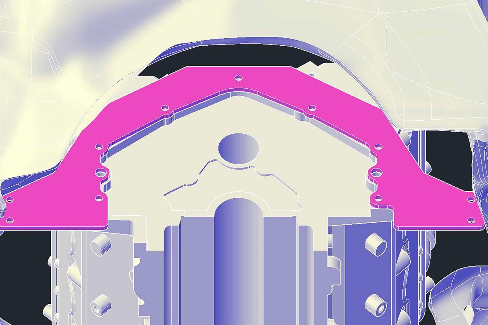 ICT Billet Motor Plates 551817-3FBDY