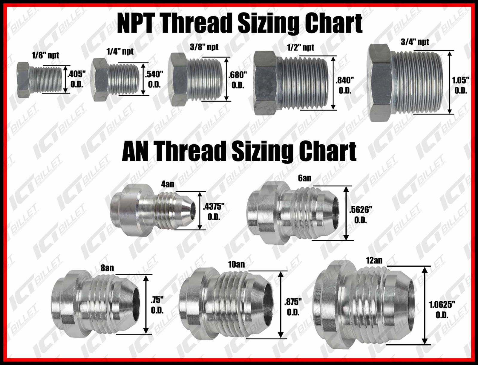 ICT Billet Vacuum/Boost Distribution Blocks 551855-VB001