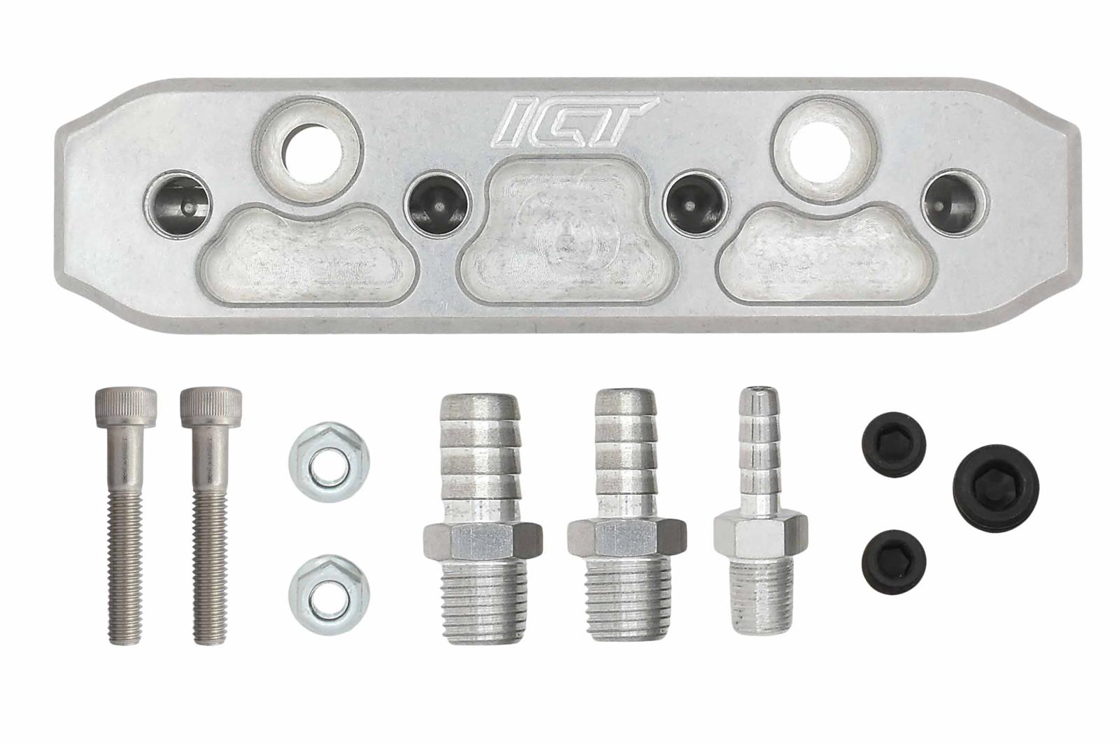 ICT Billet Vacuum/Boost Distribution Blocks 551855-VB001
