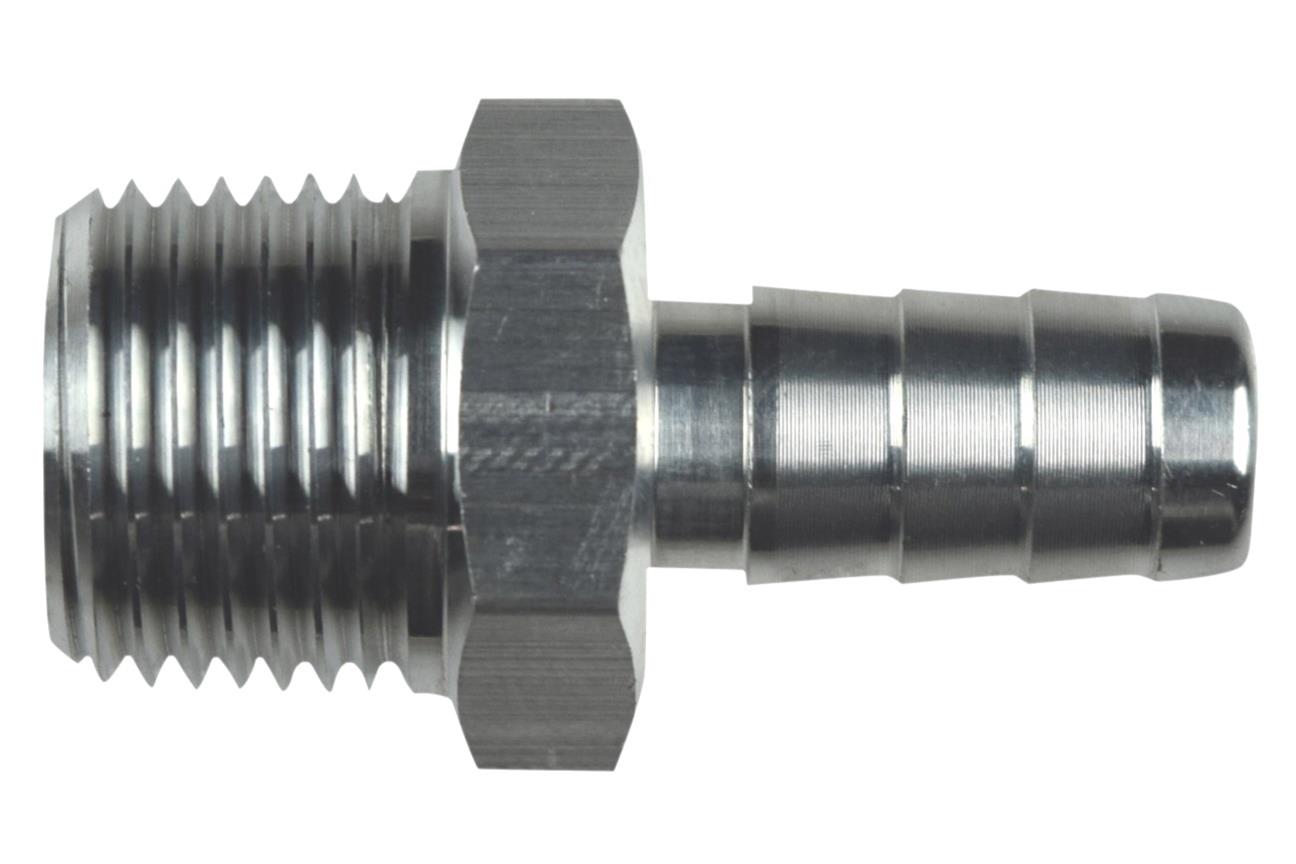 ICT Billet Hose Barb Fittings AN840-06-06A