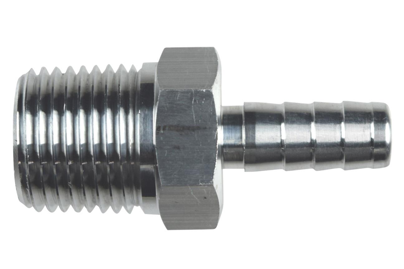 ICT Billet Hose Barb Fittings AN840-06-08A