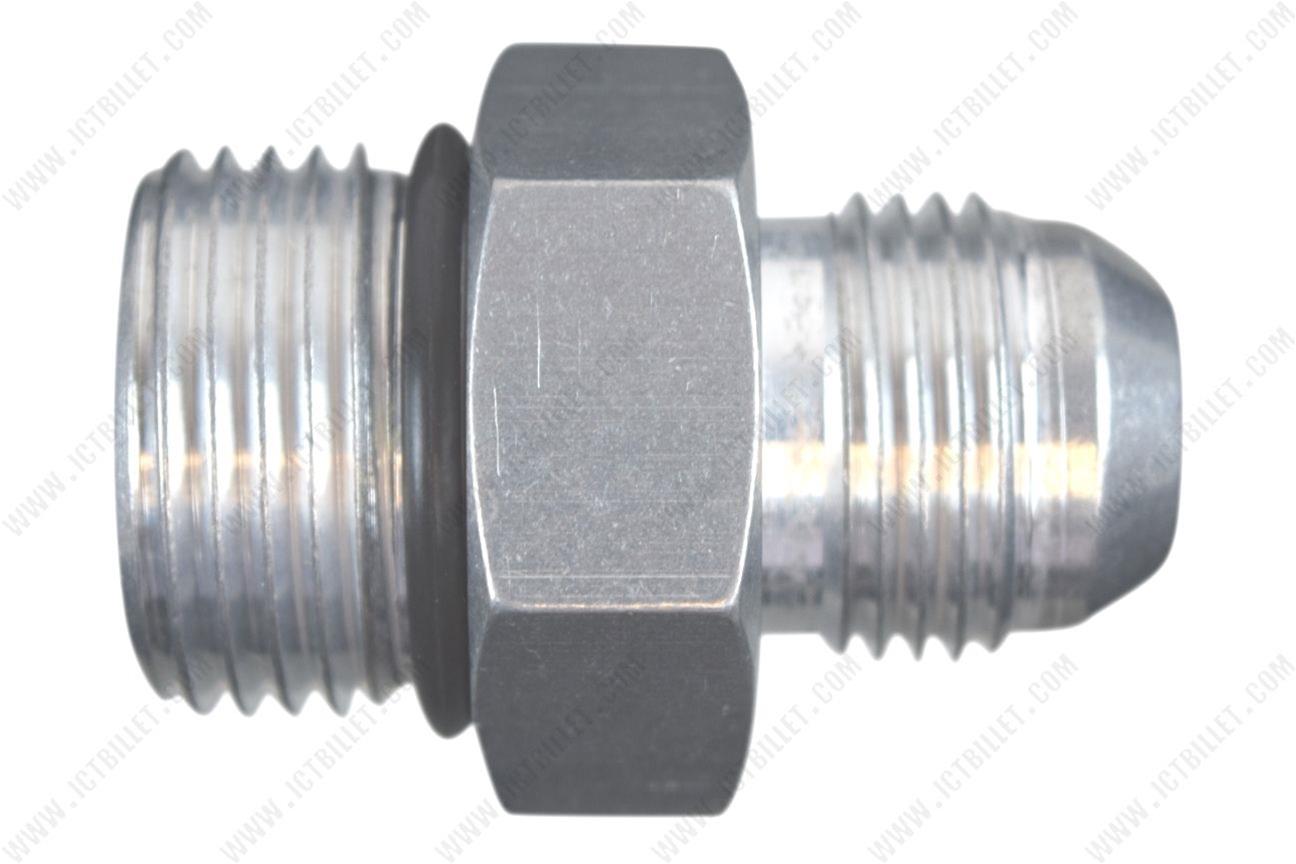 ICT Billet AN to Straight Thread O-Ring (ORB) Adapter Fittings AN920-10-12A