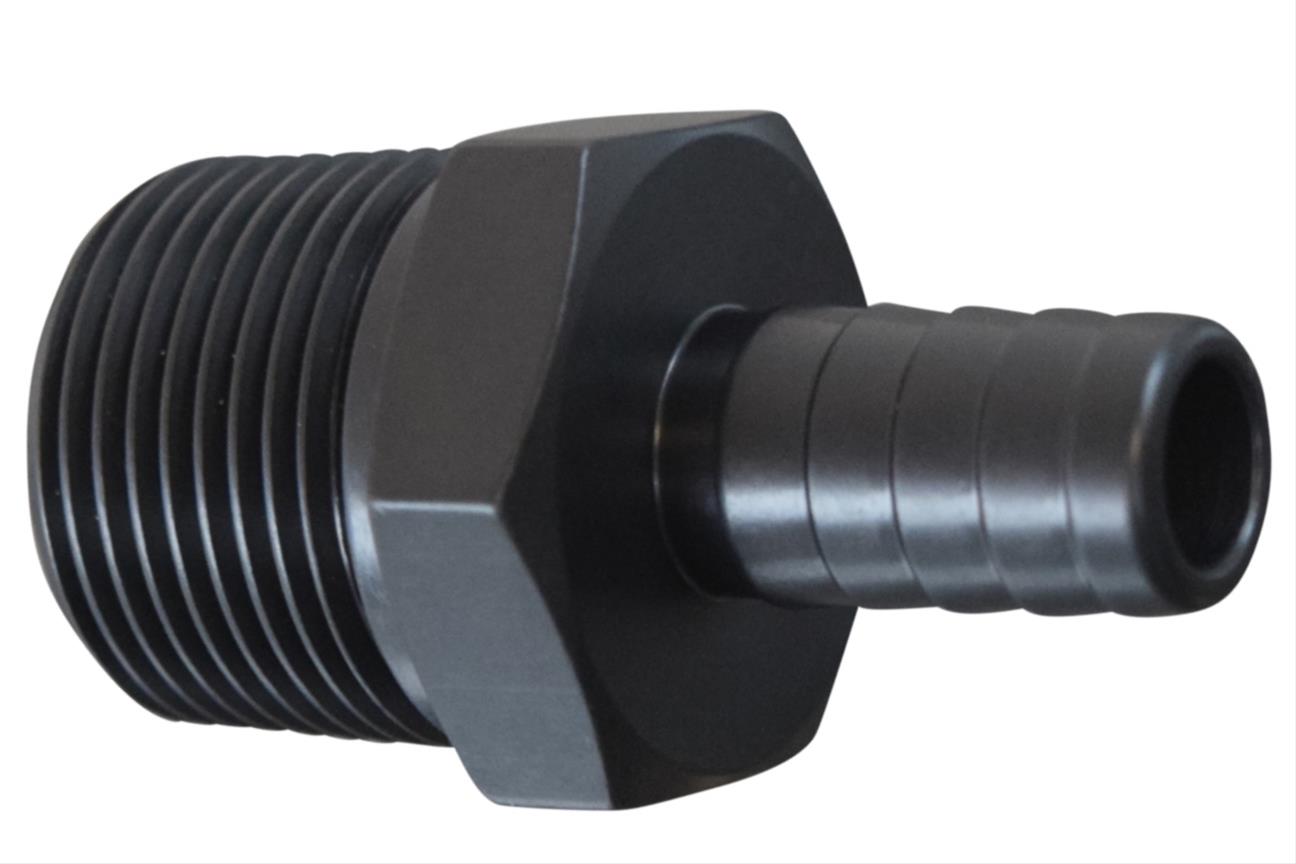 ICT Billet Hose Barb Fittings F750NP500BA