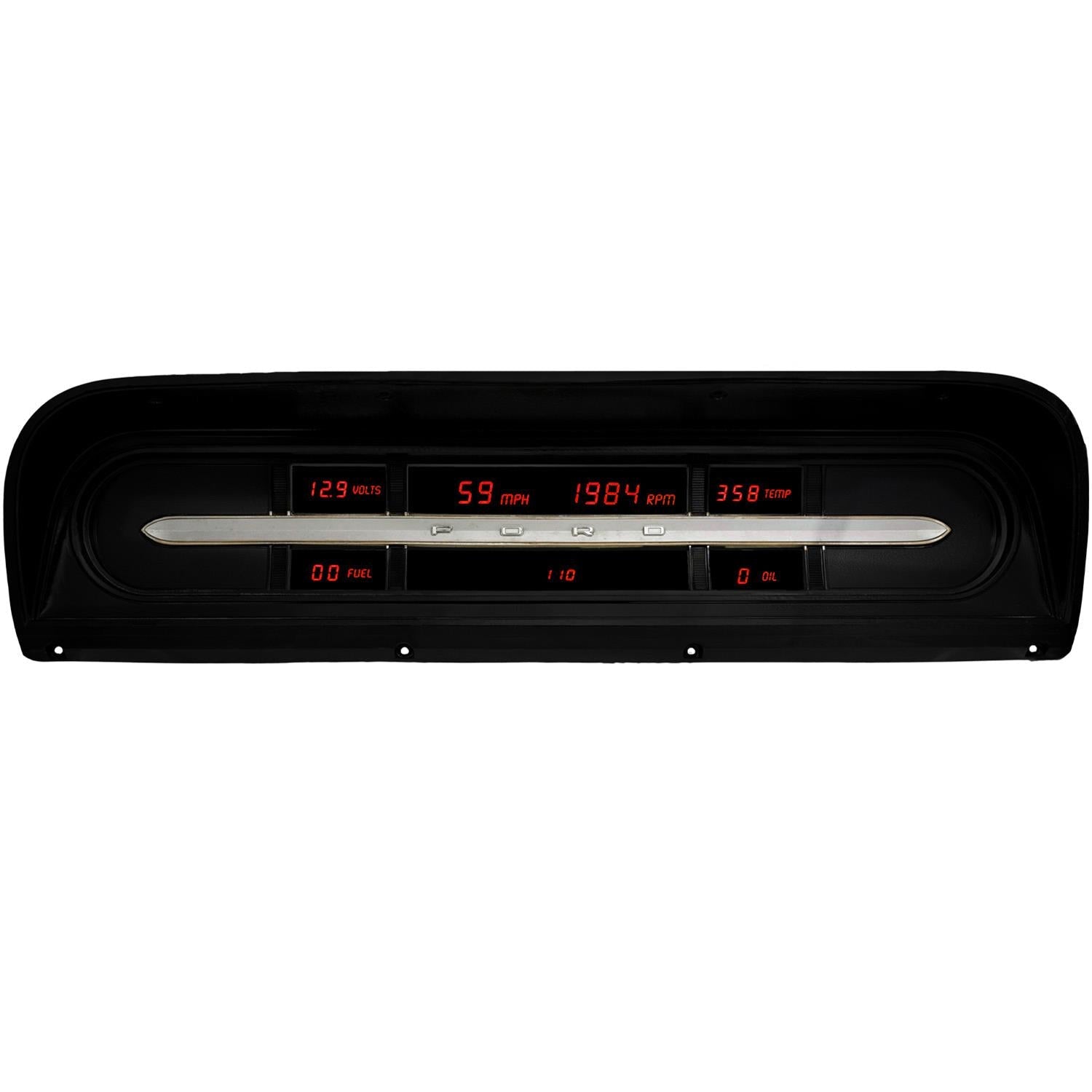 Intellitronix 1967-1972 Ford Truck Digital Direct-Fit Gauge Clusters DP1009R