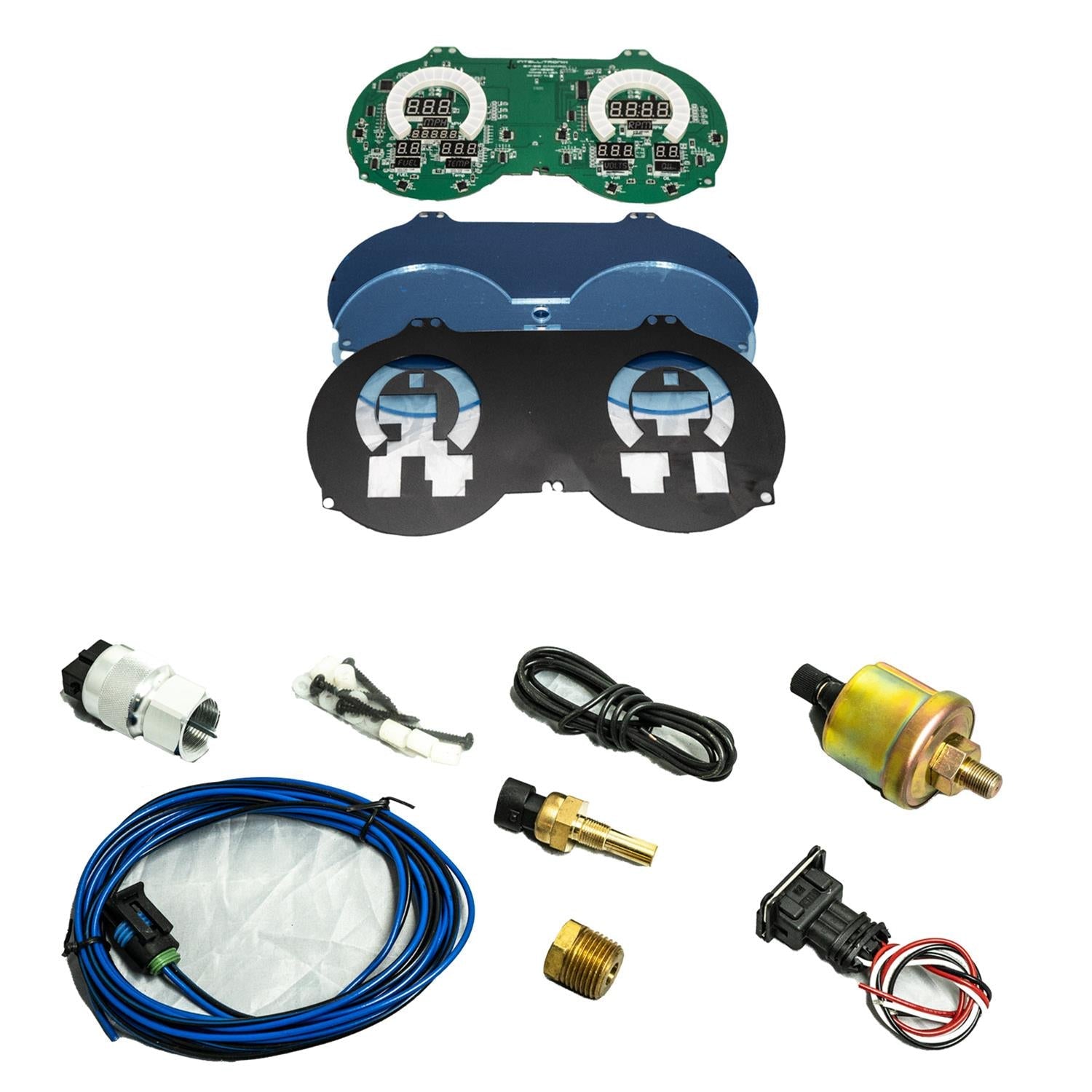 Intellitronix 1967-1968 Camaro/Firebird Digital Direct-Fit Gauge Clusters DP4000B