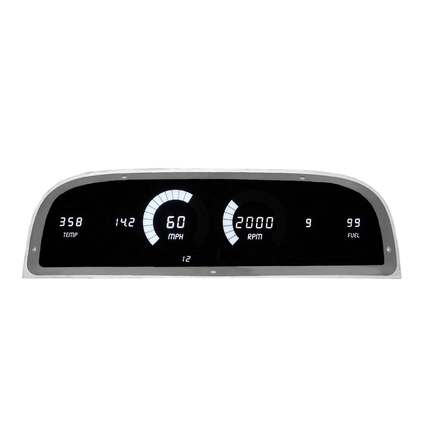 Intellitronix 1960-1963 GM/Chevy Truck Digital Direct-Fit Gauge Clusters DP6001W