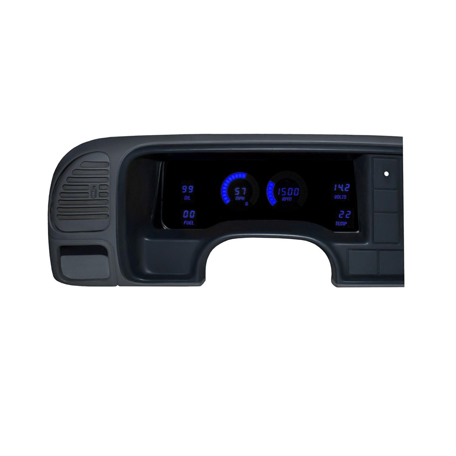Intellitronix 1995-1999 GM/Chevy Truck Digital Direct-Fit Gauge Clusters DP6007B