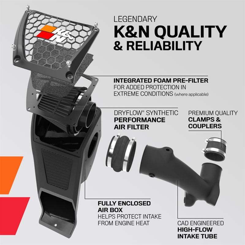K&N DRYFLOW Air Intake Systems 30-2620