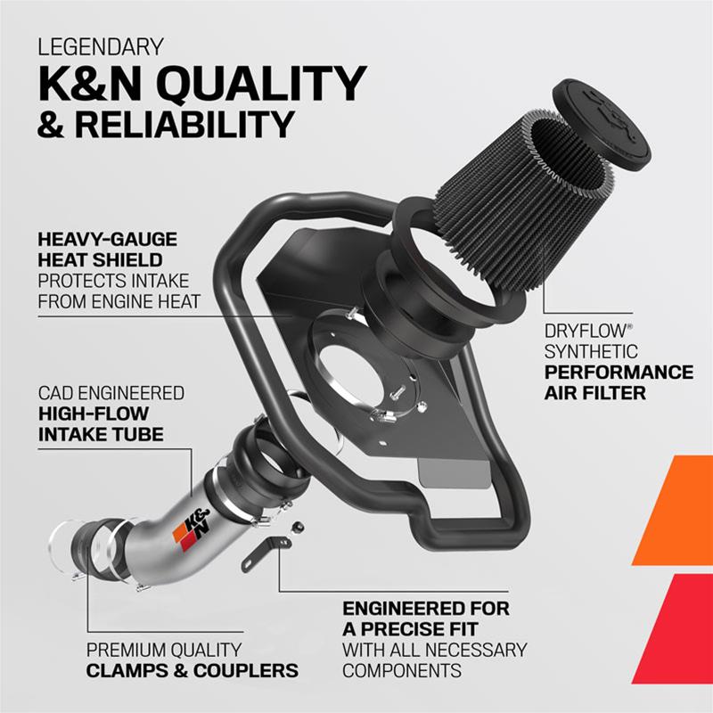 K&N DRYFLOW Air Intake Systems 30-2616KC
