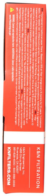 K&N Powersports Performance Air Filters SU-6000