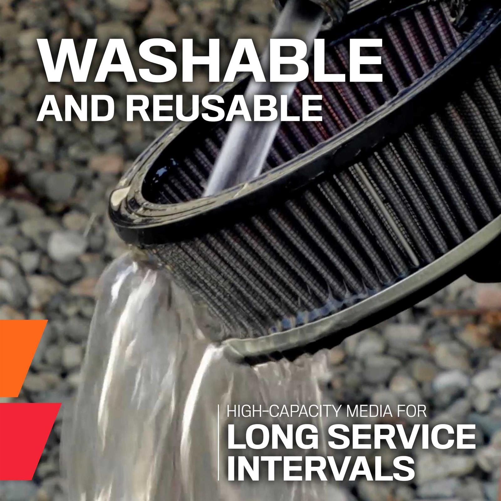 K&N Powersports Performance Air Filters HA-2519XD