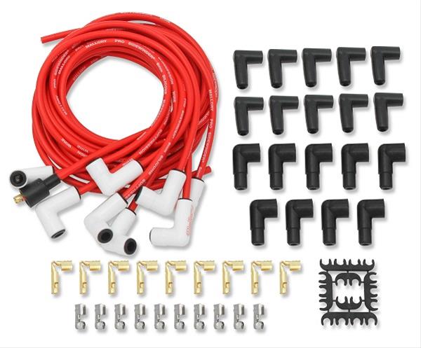 Mallory Pro Sidewinder Spark Plug Wire Sets 937C