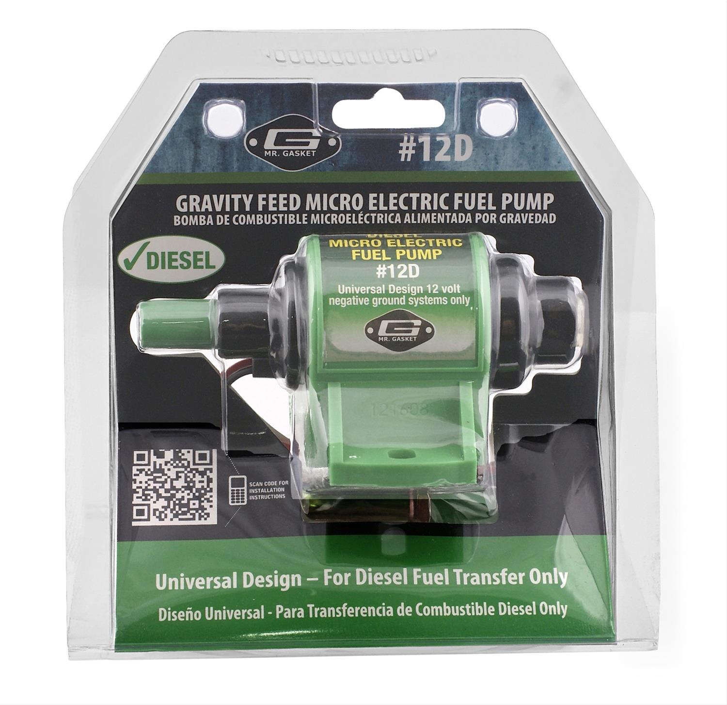 Mr. Gasket Micro Electronic Fuel Pumps 12D