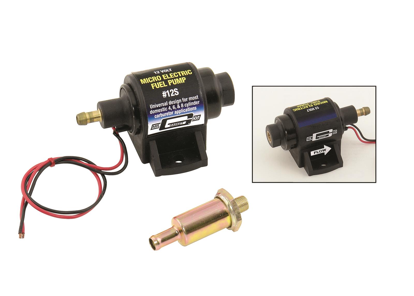 Mr. Gasket Micro Electronic Fuel Pumps 12S