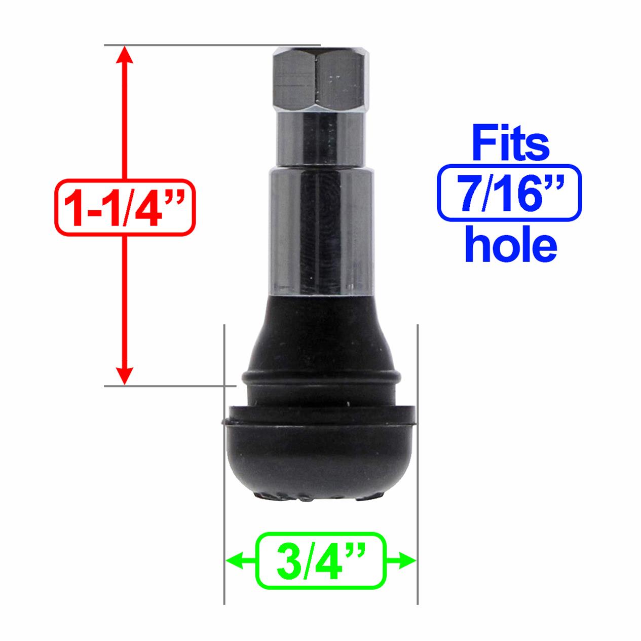 Mr. Gasket Chrome Tire Valves 1955MRG