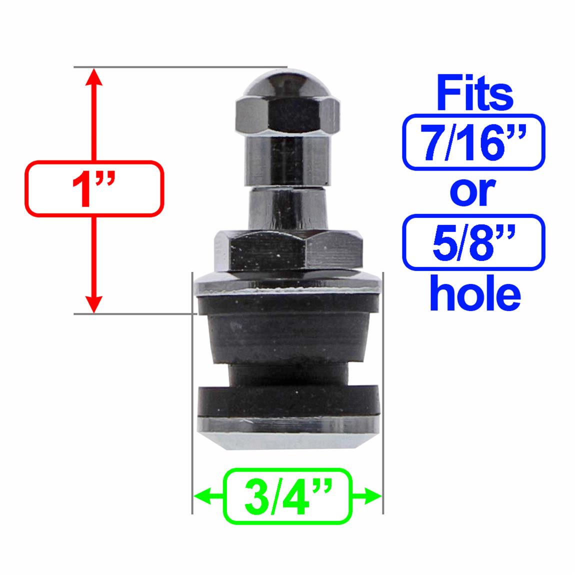 Mr. Gasket Chrome Tire Valves 1957MRG